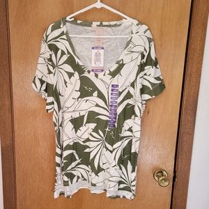 Philosophy NWT XXL Tropical Palm T-Shirt